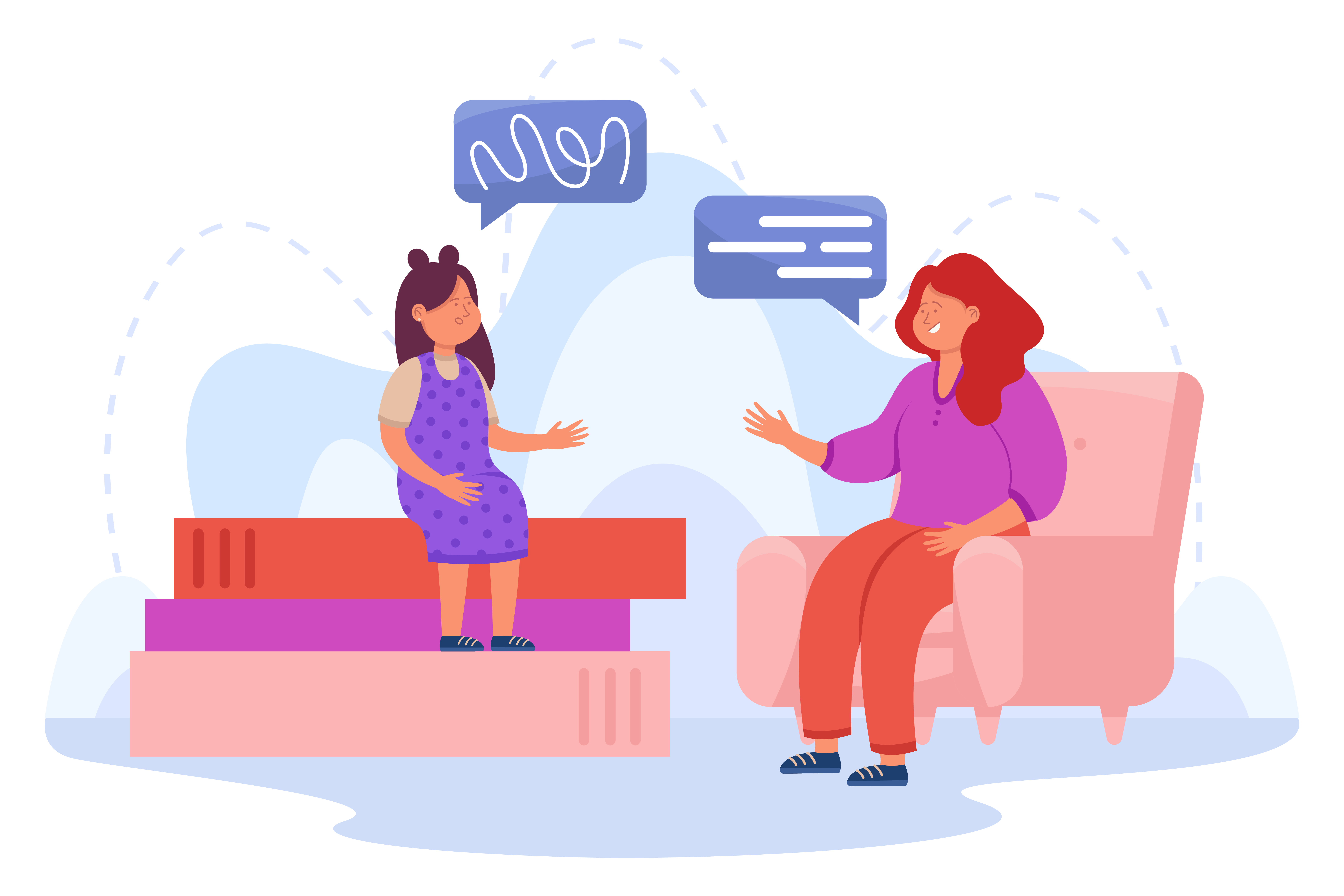 Child counseling session