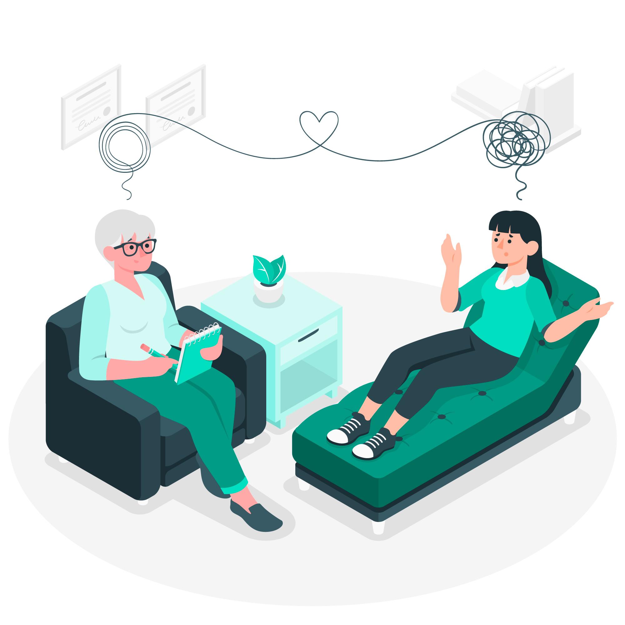 Trauma therapy session